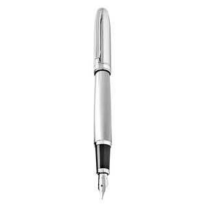 Pluma Estilográfica Cromada con Punta de Acero Inoxidable de 0.5mm, Ancho de Escritura para Estudiantes de Finanzas, Caja de Regalo Incluida - Product Image 1