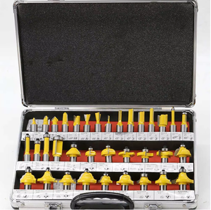 Kit d'outils de fraisage pour le façonnage, <span class=keywords><strong>35</strong></span> pièces/ensemble, fraise à bois à tige de 1/2 pouce, pour le rabotage - Product Image 5