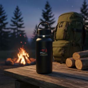 ขวดน้ำกีฬาสแตนเลสสุญญากาศสองชั้น พิมพ์โลโก้ได้ตามต้องการ สำหรับกิจกรรมกลางแจ้ง - Product Image 3