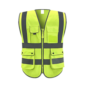 Chaleco de Seguridad Reflectante de Alta Visibilidad Wesure Clase 2 con Cierre Frontal y Múltiples Bolsillos, 100% Poliéster, para Uso Protector - Product Image 3