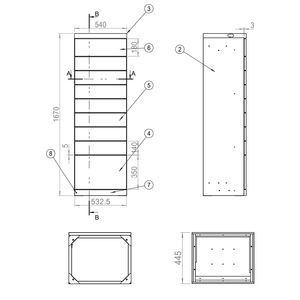 SMILE TECH Smart <span class=keywords><strong>Packstation</strong></span> Casillero de paquetería logística inteligente para edificios escolares y de oficinas - Product Image 5