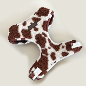 ชุดสายจูงและสายจูงสุนัขขนแกะเท็ดดี้แบบไม่ต้องดึงปรับได้ - Product Image 1