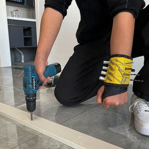 Hot Sale 1680d Organizer Holding Schroeven Haar Tool 15 Sterke Magneten Constructie Magnetische Polsband - Product Image 6