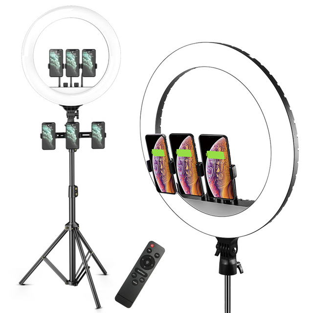 14 18 21 Inch 36 45 55 cm Makeup Beauty Fill Ring Light /RL14 RL18 RL21 Selfie Phone Live Sream LED Ring Lamp