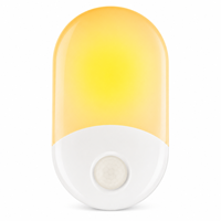 Veilleuse LED à détecteur de mouvement à brancher, contrôle par capteur, blanc chaud/froid, économie d'énergie, PVC, blanc froid pour chambre à coucher et maison