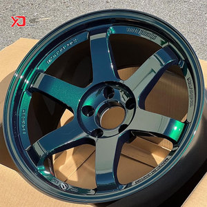 XD Roue Forgée Te37 <span class=keywords><strong>SL</strong></span> Style Marron Jantes Roues pour E46 M3 BRZ FK8 NSX Supra 5x112 5x114.3 5x120 Jantes De Voiture De Course - Product Image 6
