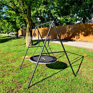 Zoshine Swing Soucoupe de 48 pouces Capacité de poids 900lbs Sangles de suspension réglables <span class=keywords><strong>Disque</strong></span> circulaire multicolore pour enfants Backyard Outdoor - Product Image 1
