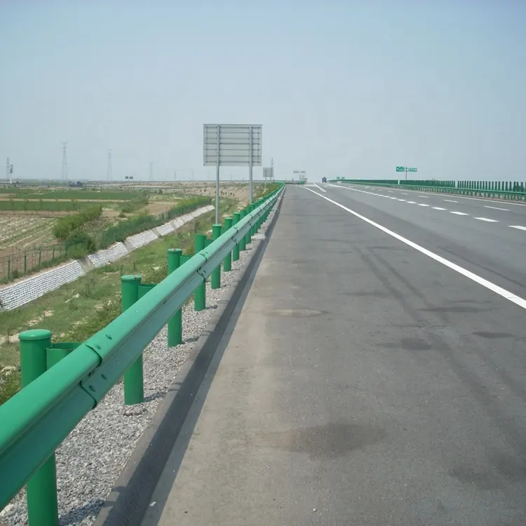 Prezzo del fornitore all'ingrosso barriera Guardrail di sicurezza per verniciatura a polvere stradale in acciaio