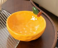 Keramische fruit schaal, nieuwe Amerikaanse stijl, demontabel design, hotel, restaurant, high-end luxe decoratieve snack opberg schaal, bar.