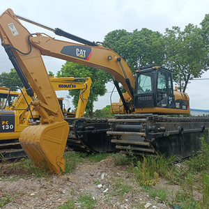 รถขุดสะเทินน้ำสะเทินบก CAT 320D ขนาด 20 ตัน พร้อมบุ้งกี๋ขุดขนาด 1 ลูกบาศก์เมตร รถขุดสะเทินน้ำสะเทินบกมือสอง รุ่น cat320d - Product Image 2