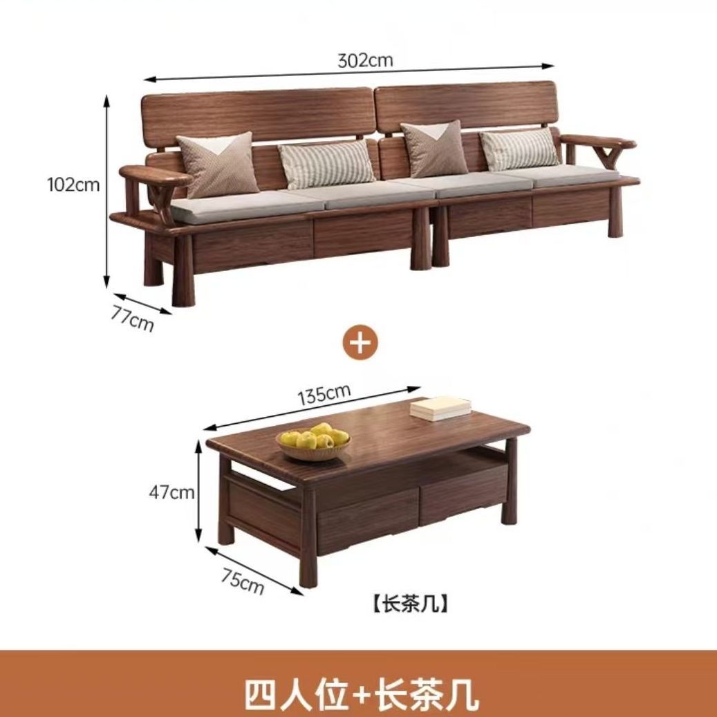 Table basse pour quatre personnes
