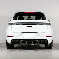 Kit de diffuseur arrière en fibre de carbone sèche style Turbo GT avec embouts d'échappement centraux pour Cayenne 9YA Coupé 2018-2024