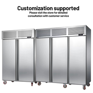 <span class=keywords><strong>Congelatore</strong></span> Verticale Commerciale in Acciaio Inox a 2 Porte, Temperatura -18~-22°C, Lunghezza 1400mm, Larghezza 830mm, Altezza 2050mm - Product Image 3