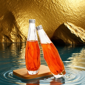 Thiết Kế Mới Tùy Chỉnh Độc Đáo Rõ Ràng Hình Dạng Không Thường Xuyên Pha Lê 350Ml 500Ml 750Ml Tequila Rượu Rượu Chai Nước Thủy Tinh Chai Rượu Vang - Product Image 3