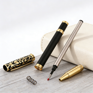 <span class=keywords><strong>Stylo</strong></span> à bille en métal gravé <span class=keywords><strong>haut</strong></span> <span class=keywords><strong>de</strong></span> <span class=keywords><strong>gamme</strong></span> avec logo, <span class=keywords><strong>stylo</strong></span> en métal pour signature professionnelle, <span class=keywords><strong>stylo</strong></span> noir <span class=keywords><strong>personnalisé</strong></span>, adapté aux cadeaux d'événements d'entreprise - Product Image 5