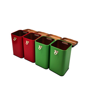 80x150mm scatola di latta da tè quadrata Flip-Top cerniera per bambini lucchetto scatola di metallo per <span class=keywords><strong>biscotti</strong></span> snack caramelle cioccolatini per alimenti - Product Image 5