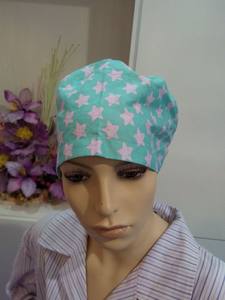 Gorros de Enfermera para Quirófano, Elegantes, con Nuevo Estampado, <span class=keywords><strong>Fondo</strong></span> Azul Oscuro, Cómodos, Unisex, de Tela de Algodón, Uniformes de Hospital - Product Image 1