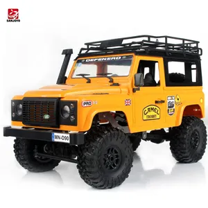 Mn-90 1/12 2.4G 4Wd 15Km/H Rc Car With Front Led Light 2 Body Shell Rock Crawler Truck Rtr Toy Christmas Gift Kids Boys