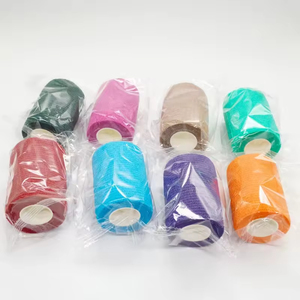 Chất lượng cao 95% không dệt 5% spandex đàn hồi ngựa chân gói bác sĩ thú y Hock bọc tự dính cố kết Băng CE chứng nhận - Product Image 6