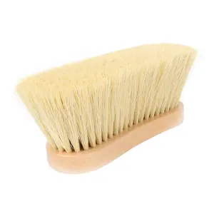 Factory Wholesale Custom Logo Horse Care Products Wooden Horse Cleaning Brush
