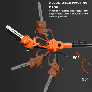Podadora de Poste <span class=keywords><strong>2</strong></span> en 1, Telescópica, Inalámbrica, de 21V, para Podar Árboles - Product Image 4