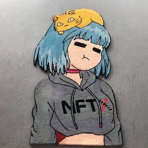 Designer One Blue Clean Tapis et tapis de dessin animé personnalisés faits à la main avec logo en ligne Tapis à touffes <span class=keywords><strong>pour</strong></span> chambre d'enfant - Product Image 5