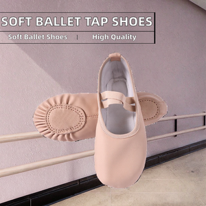 Chaussures de danse pour femmes en gros, populaires, souples, pour ballet et claquettes, chaussures d'entraînement de ballet pour filles, vêtements d'entraînement de danse, style sportif - Product Image 2