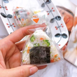 Bán buôn bằng lò vi ba OPP dễ dàng xé Nhật Bản phong cách Kimbap hai lớp tam giác gạo CuộN onigiri đóng gói túi - Product Image 3