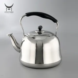 高品质水壶茶壶1L 2L 4L 5L 6L 7L带筛子的不锈钢口哨水壶