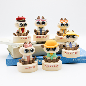 Customized PVC Silicone Soft Rubber Cartoon Anime IP <b>Cute</b> Kawaii Character <b>Doll</b> Stamp Figures Stampers Figurine Stamps - Product Image 4