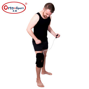 Penjepit lutut udara medis dengan Pak Gel pendukung lutut berengsel tiup untuk pemulihan cedera - Product Image 2