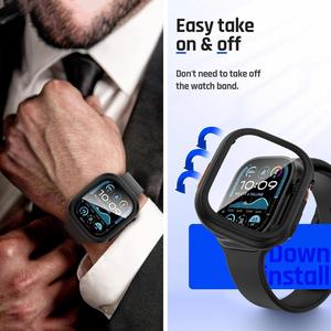 เคสกันน้ำสำหรับ Apple Watch Ultra4 ผลิตตามสั่งจากโรงงาน ผลิตจากวัสดุ PC แข็ง พร้อมกระจกกันรอยในตัว ขนาด 49 มม. ป้องกันรอยขีดข่วน - Product Image 3