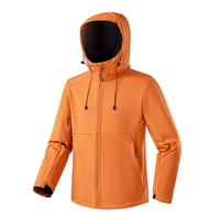 Veste Softshell Unisexe à Capuche Imperméable Doublée Polaire Personnalisable avec Logo pour l'Extérieur Hiver – Vente en Gros Usine OEM en Vrac