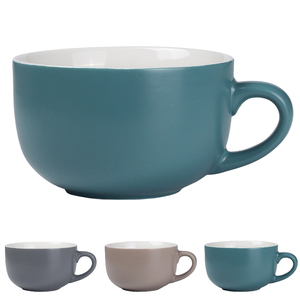 Vrac pas cher porcelaine micro-ondes café en céramique soupe <span class=keywords><strong>bol</strong></span> avec poignée - Product Image 6