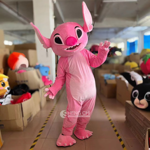 성인 코스프레 파티 공연 원피스 정장 핑크 스티치 마스코트 의상 Shengchi 만화 스티치 마스코트 의상 - Product Image 3
