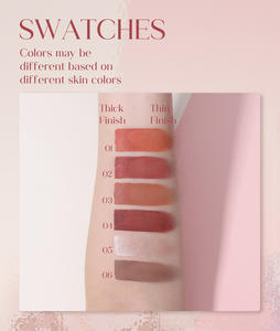 Resaltador de etiqueta privada Palo de colorete para mejillas Palo de rubor impermeable mate vegano 5 colores Opción Crema Palo de rubor para mejillas - Product Image 6