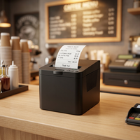 Cashino CSN-58II Printer Thermal POS Desktop 58mm, Resolusi 203DPI, Kecepatan Cetak Cepat 90mm/s dengan Koneksi USB