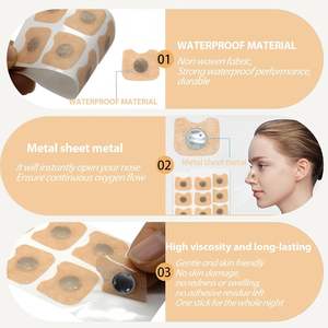 Bandes de nez magnétiques à forte adhérence les plus vendues Dilatateur nasal à aimant de sommeil anti-ronflement pour les soins de santé - Product Image 5