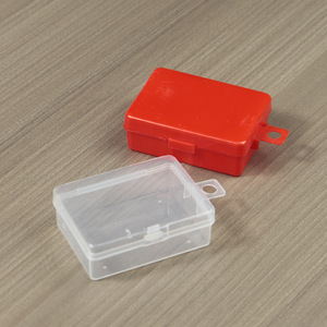 Rectangular Transparent Plastic <b>Storage</b> <b>Box</b> <b>Small</b> Lock Covered Desktop Organizer For Fishing Gear Hardware Tools Buttons - Product Image 1