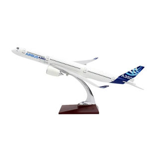 45CM Airbus A350 çin güney havayolları 1:150 gelişmiş simülasyon ışıkları ile Airbus reçine kolye uçak modeli açtı - Product Image 4