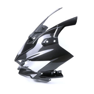 ZHONGHONG 3K Carénage avant en fibre de carbone sèche, cache-phare noir brillant/mat, léger et aérodynamique pour Kawasaki Ninja ZX-25R - Product Image 3