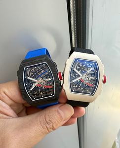 Reloj deportivo de lujo con esfera de cristal de zafiro calado, caja de fibra de carbono, moderno, ligero, automático, para hombre. - Product Image 3