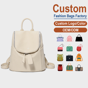 Factory Direct Vintage Full Grain Cowhide <b>Backpack</b>, Lightweight Large Capacity Niche Genuine Leather Women Daypack - Product Image 1