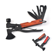 Hache multifonction en acier inoxydable 3CR13, marteau, outil multifonction pliable, outil de survie pour le camping, l'escalade en plein air, les situations d'urgence domestiques