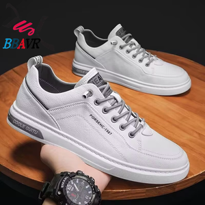 Zapatos Deportivos de Piel Sintética para Hombre 2025, Zapatillas Casuales de Moda Ligeras y Cómodas - Product Image 6