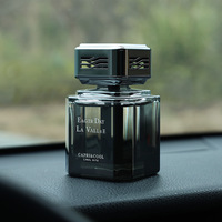 Diffuseur d'huiles essentielles en verre pour voiture, décoration aromathérapeutique haut de gamme, parfum léger longue durée pour intérieur, désodorisant pour toilettes