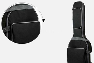 Estuche impermeable <span class=keywords><strong>de</strong></span> lona Oxford para guitarra acústica clásica eléctrica, bolsa con correa para el hombro, acolchada con bolsillo - Product Image 4