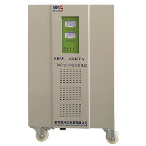Stabilisateur SVC à contrôle de tension automatique triphasé SBW-60KVA à haut rendement avec noyau en cuivre pour courant alternatif - Product Image 1