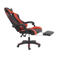 Chaise de bureau et de gaming en cuir PU, pivotante à 360°, avec accoudoirs réglables, pour ordinateur et gamer - Vente en gros