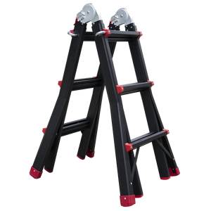 บันไดอะลูมิเนียม4X3แบบทันสมัยการผสมผสานการขยายขนาดยักษ์บันไดพับอเนกประสงค์ขนาดเล็กสำหรับใช้งานกลางแจ้ง - Product Image 1